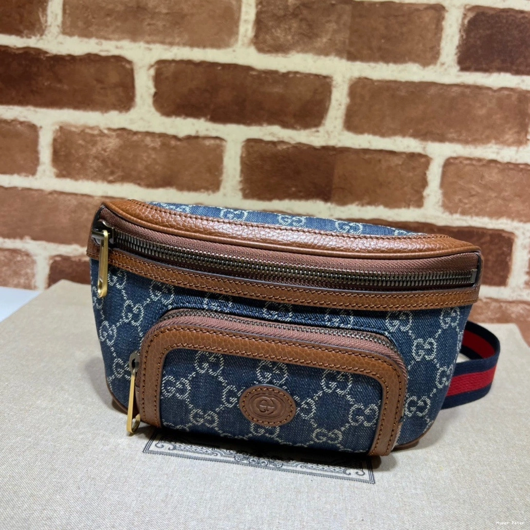 Hyperpeter Belt G Interlocking with Gucci bag 0815